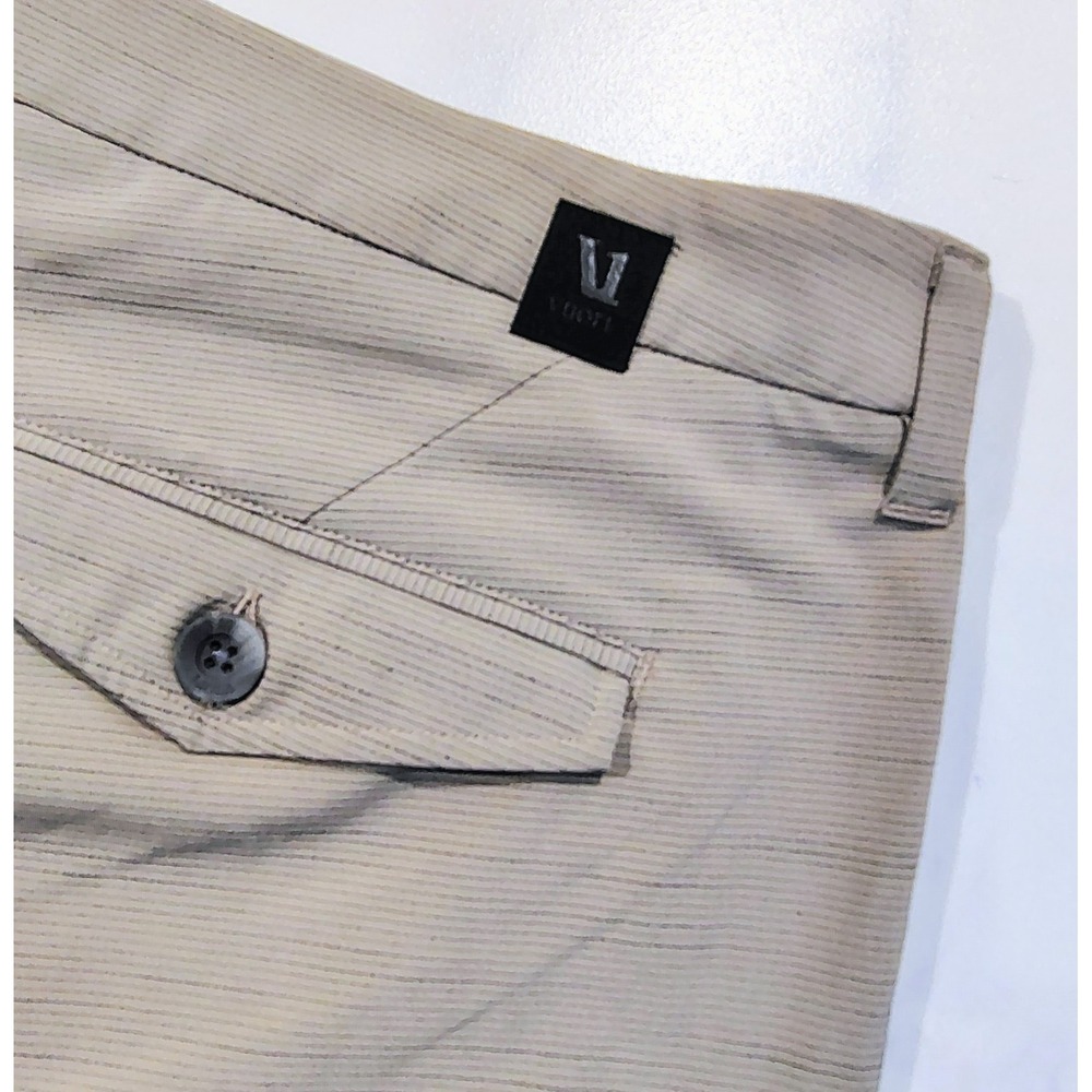 Vuori Mens Pebble Shorts 36 Khaki V399 Performance Chino Golf Athletic Fit 8.5" - Picture 3 of 12